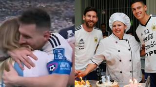 Lionel Messi: conoce a la cocinera que el 10 abrazó tras el triunfo de Argentina en Qatar 2022