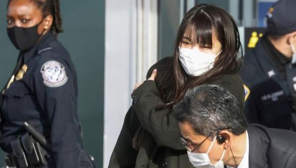 Unas imágenes emitidas en Japón muestran a la ex princesa llegando a Nueva York. (Reuters).