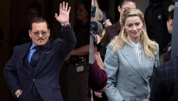 Johnny Depp y Amber Heard enfrentan un juicio por difamación desde el 11 de abril. Foto: AFP