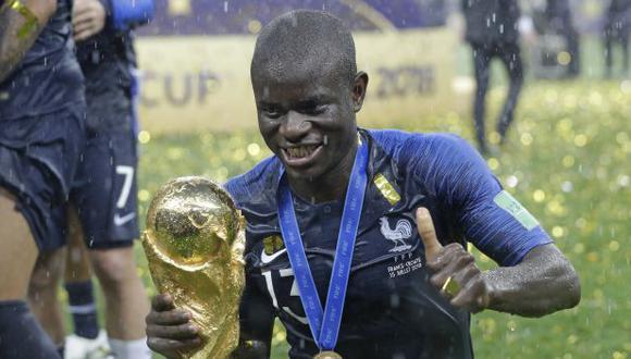 N'Golo Kanté fue clave para el título de Francia en Rusia 2018. (Foto: AP)