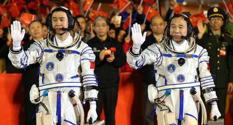Estos son los astronautas de la misión Shenzhou-11 (Foto: EFE)