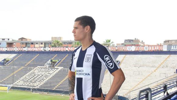 Sebastián Gonzales Zela fichó por 3 años con Alianza Lima. (Foto: Prensa Alianza Lima)