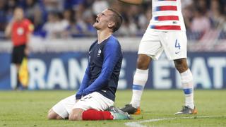 Francia empató 1-1 ante Estados Unidos en partido de despedida previo a Rusia 2018