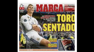 Cristiano Ronaldo en las portadas del mundo tras hat-trick