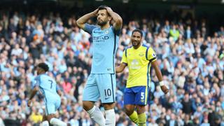 Agüero volvió a fallar de penal: esta vez con Manchester City