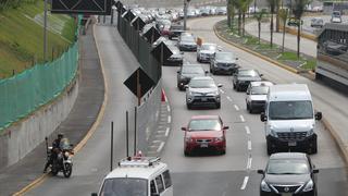 Vía Expresa: cierran carril por construcción de rampas entre Miraflores y Surquillo