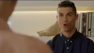 YouTube: Cristiano Ronaldo le enseñó su grito característico a un robot