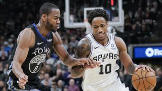 Con un Demar DeRozan excepcional, Spurs doblegaron a Warriors en el cierre del 2019 por la NBA