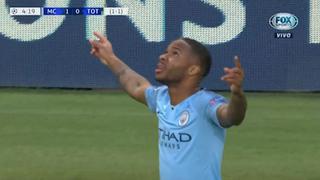 Manchester City vs. Tottenham: Sterling abrió el marcador con este golazo | VIDEO