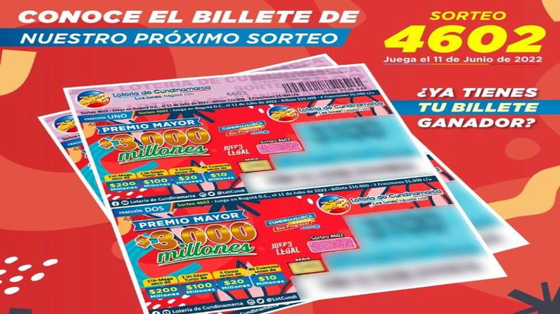 Resultados de la Lotería de Cundinamarca del lunes 11 de julio