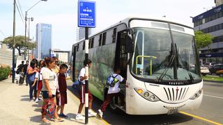 San Isidro: municipio dispone servicio de transporte escolar gratuito