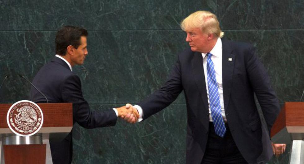 Donald Trump está de visita en México. (Foto: EFE)