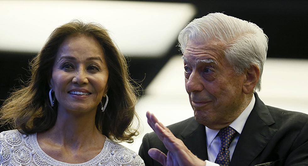 El escritor Mario Vargas Llosa y su pareja Isabel Preysler. (Foto: EFE)