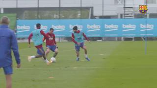 Lionel Messi se pone a punto: argentino ‘iluminó’ la práctica del Barcelona con este gol [VIDEO]