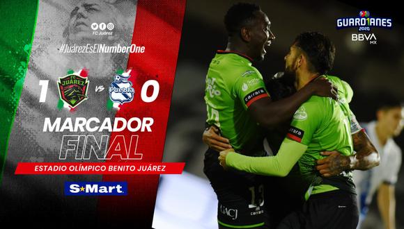 Juárez FC se impuso por la mínima diferencia ante Puebla con gol de Darío Lezcano, por la décima jornada de la Liga MX en el estadio Olímpico Benito Juárez. (Foto: Twitter Juárez)