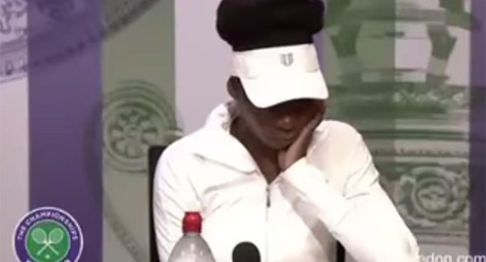 Venus Williams lloró al recordar accidente automovilístico en la que fue protagonista (Foto: captura)