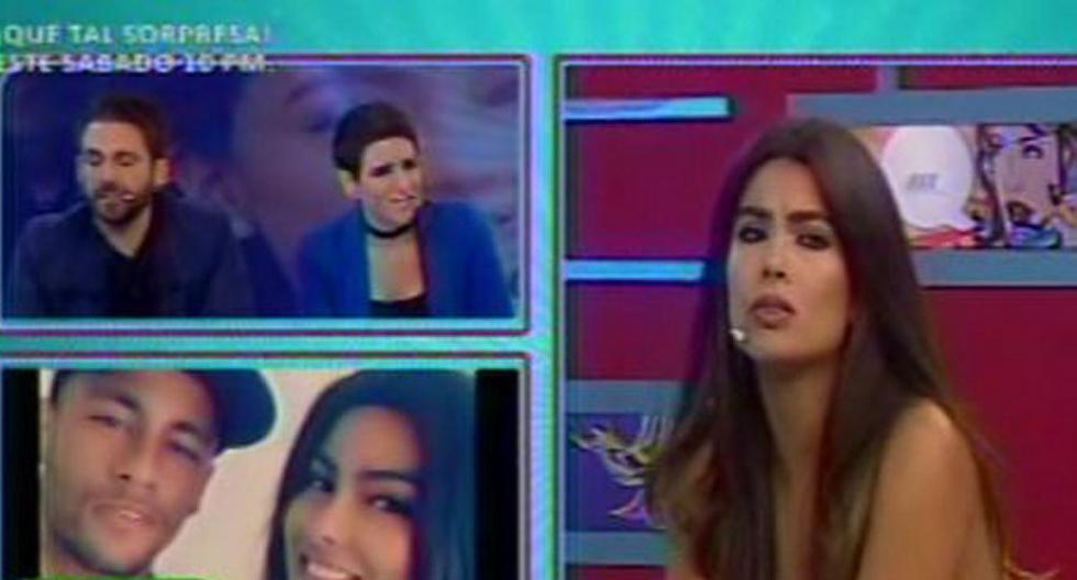 Ivanna Yturbe reaccionó de la peor forma cuando Peluchín aseguró que Neymar la había llamado \'princesa inca\'. (Foto: Captura Latina)