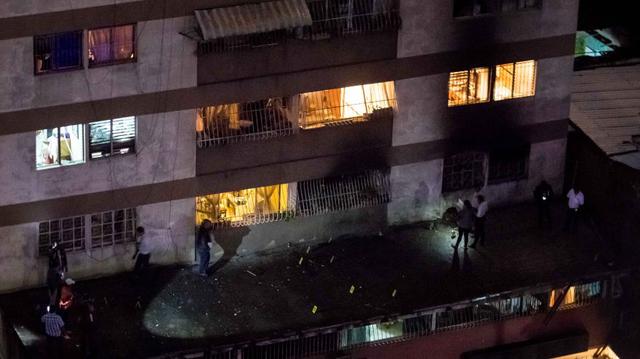 Las primeras fotos tras el atentado con drones explosivos contra Nicolás Maduro | FOTOS (Foto: AFP)