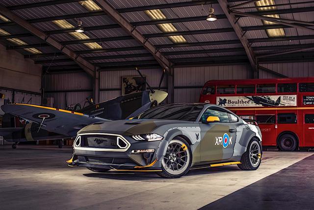 El Ford Eagle Squadron Mustang GT cuenta con un motor “Coyote” V8 modificado para entregar 700 caballos. (Fotos: Ford).