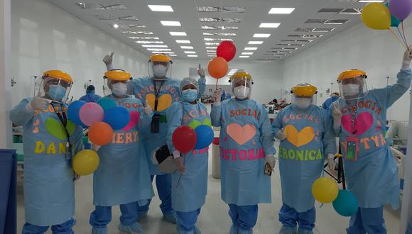 Ica: llevan música en vivo para los pacientes con COVID-19 del hospital Señor de Luren (Foto: Hospital Regional Ica)