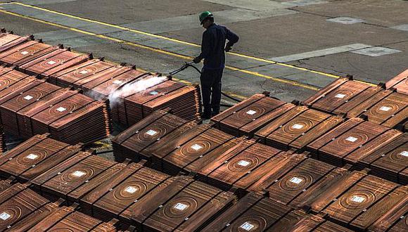 El precio del cobre subía un 0.8% en la Bolsa de Metales de Londres. (Foto: AFP)