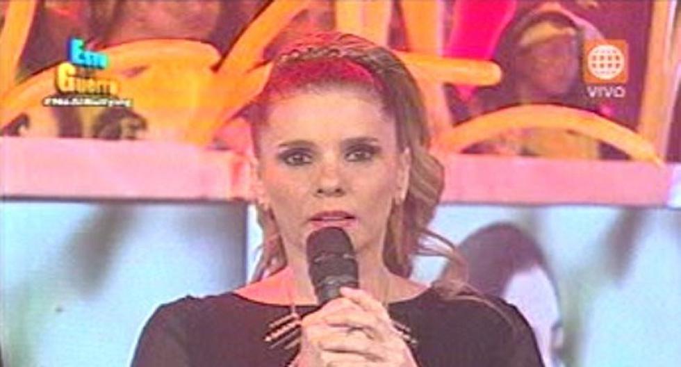 Johanna San Miguel habló de audio sexual en Esto es guerra. (Foto: Captura América TV)