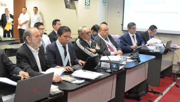 Yehude Simon en la audiencia de este viernes en la que se evalúa el pedido de prisión preventiva en su contra. (Foto: Poder Judicial)