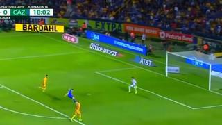 Tigres vs. Cruz Azul: Jonathan Rodríguez decretó el 1-0 en el estadio Olímpico Universitario | VIDEO