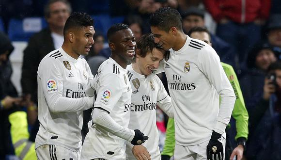 Con goles de Casemiro y Modric, Real Madrid derrotó 2-0 al Sevilla en el Santiago Bernabéu. (Foto: AP)