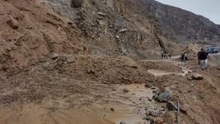 Áncash: huaico afecta 20 metros de tramo Chuquicara-Huarochirí en Pallasca