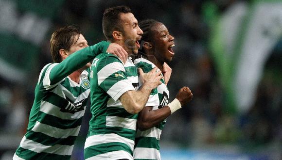 Sporting de Lisboa goleó con Carrillo en cancha