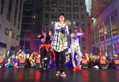 Justin Bieber sorprende con concierto callejero en Nueva York | VIDEOS