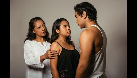 Irene Eyzaguirre, Yaremis Rebaza y Santiago Torres