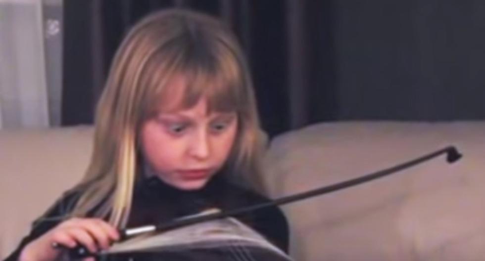 Este video de YouTube nos demuestra una vez más la mala suerte que tiene una pobre niña al no poder tocar el violin. (Foto: captura)