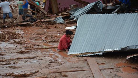 Gobierno Regional de Jun&iacute;n report&oacute; hasta el momento 47 viviendas colapsadas, 32 familias damnificadas, tres personas desaparecidas y ocho heridos. (Foto: Junior Meza).