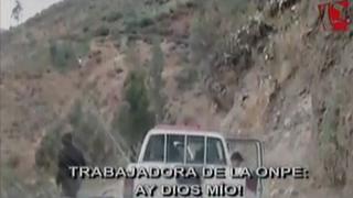 Trabajadores de la ONPE pasaron gran susto en Yauyos [Video]