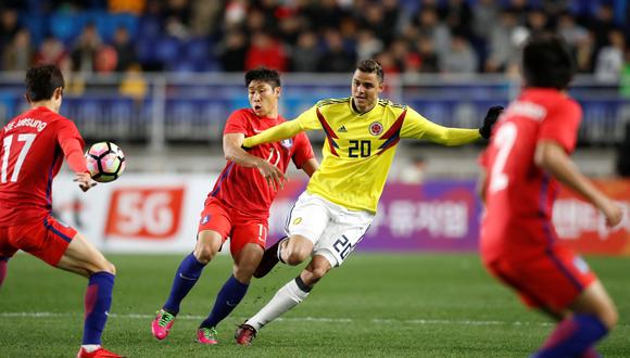 Colombia perdió 2-1 contra Corea del Sur por amistoso. (Foto: Agencias)