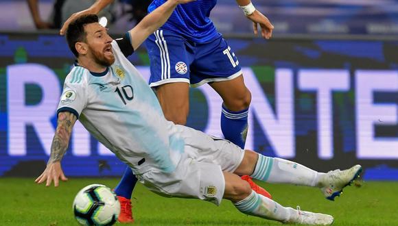 Argentina vs. Paraguay: igualaron por Copa América. (Foto: AFP)