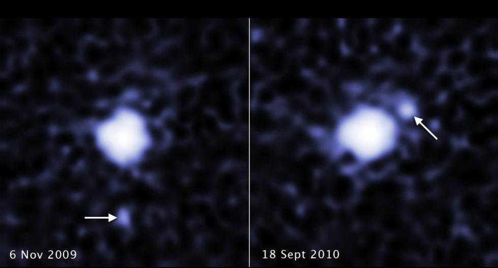 Hubble capta una luna en un planeta enano. (Foto: NASA, ESA, C. Kiss (Konkoly Observatory), and J. Stansberry (STScI))