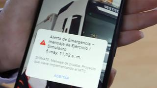 SISMATE: así sonará hoy la alarma ante emergencias en todos los celulares | VIDEO