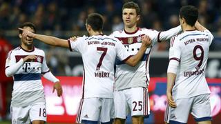 Bayern Múnich goleó 4-0 a Eintracht Frankfurt por la Bundesliga