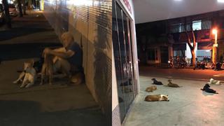 WUF: Fue internado de emergencia en un hospital y sus perros aguardaron más de 24 horas por él