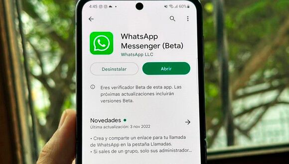 Descarga el APK de WhastApp Beta en tu celular y disfruta de sus novedades antes que tus amigos. (Foto: MAG - Rommel Yupanqui)