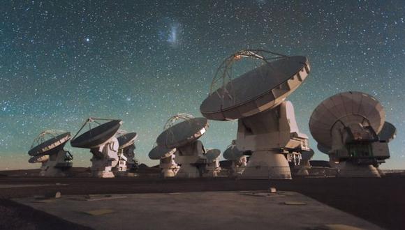 ALMA, el Gran Conjunto Milimétrico-submilimétrico de Atacama (Chile), es uno de los telescopios que participa en el proyecto.