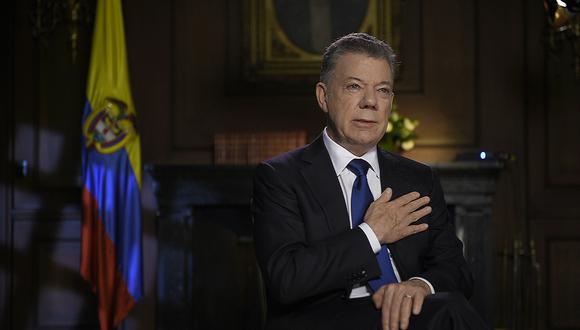 Juan Manuel Santos, presidente de Colombia entre 2010 y 2018, calificó además como el mayor logro de sus ocho años de Gobierno la firma del acuerdo de paz con la guerrilla FARC. (EFE)