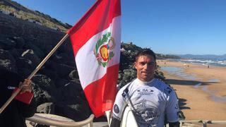 Piccolo Clemente y María Fernanda Reyes llegan a la ronda final del Mundial de Longboard