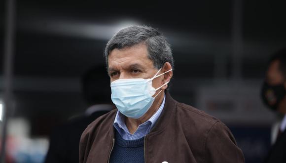 El ministro de Salud, Hernando Cevallos, detalló que la instalación de la planta de producción de la vacuna rusa Sputnik V en el Perú se concretaría recién en el 2023. (Foto: Britanie Arroyo / @photo.gec)