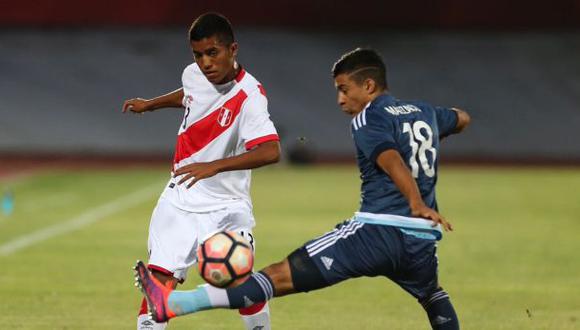 Perú cayó goleado 3-0 ante Argentina en el Sudamericano Sub-17