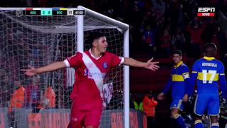 Superó a Advíncula en el salto y gol: Gastón Verón anotó el 2-0 de Argentinos Juniors vs. Boca | VIDEO