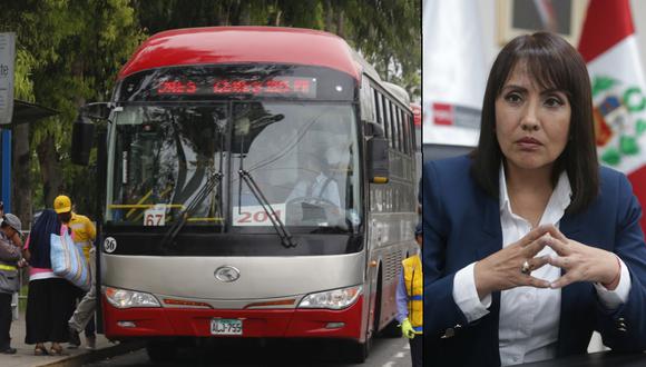 María Jara, presidenta de la Autoridad de Transporte Urbano (ATU) para Lima y Callao, pidió un diálogo que beneficie a todos los usuarios. (Fotos: GEC)